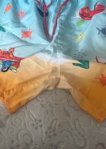 Erkek Çocuk Deniz şortu Desenli çok renkli - Görsel 3