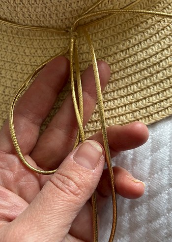 Bej Bohem Geniş Kenarlı Şapka - Görsel 2