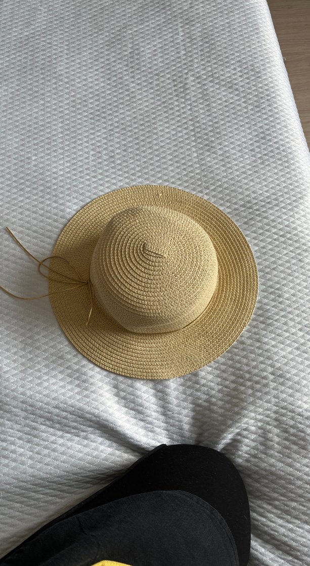 Bej Bohem Geniş Kenarlı Şapka - Görsel 4