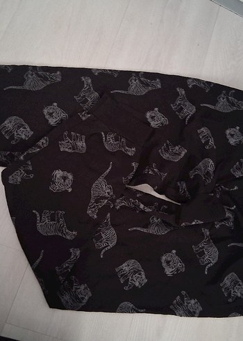 Erkek Siyah Desenli Rahat Pijama Altı - Görsel 2