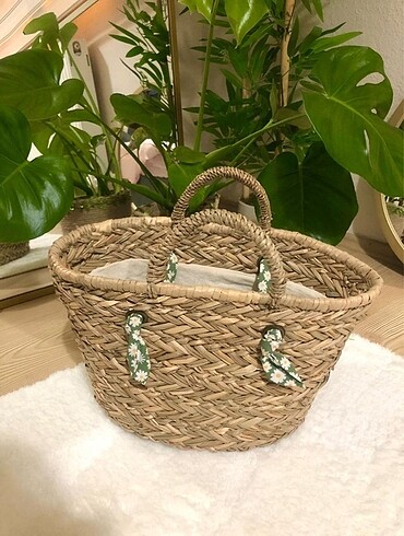 Pull&Bear Hasır Çanta / Plaj Çantası