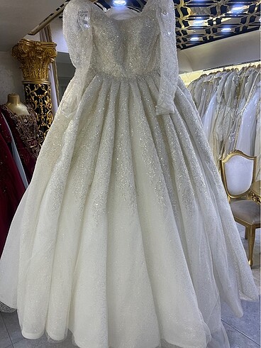 Kristal Zarina 2023 model gelinlik - Görsel 9