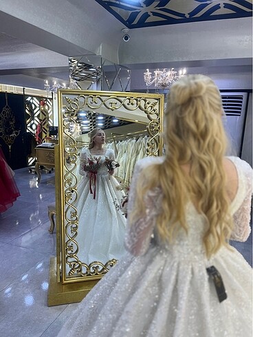 Kristal Zarina 2023 model gelinlik - Görsel 13