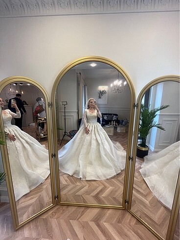 Kristal Zarina 2023 model gelinlik - Görsel 15