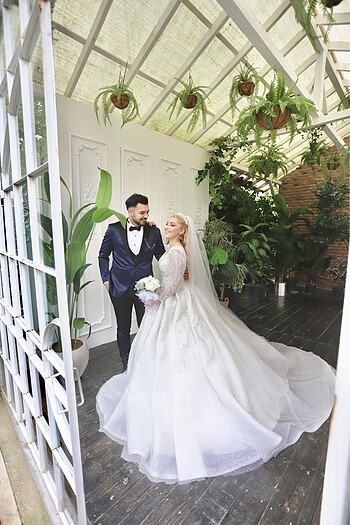 Kristal Zarina 2023 model gelinlik - Görsel 18