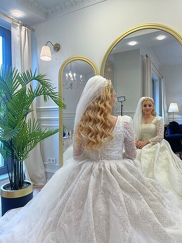 Kristal Zarina 2023 model gelinlik - Görsel 20