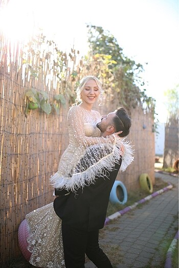 Nişan Abiye Balık Form Tüylü - Görsel 6