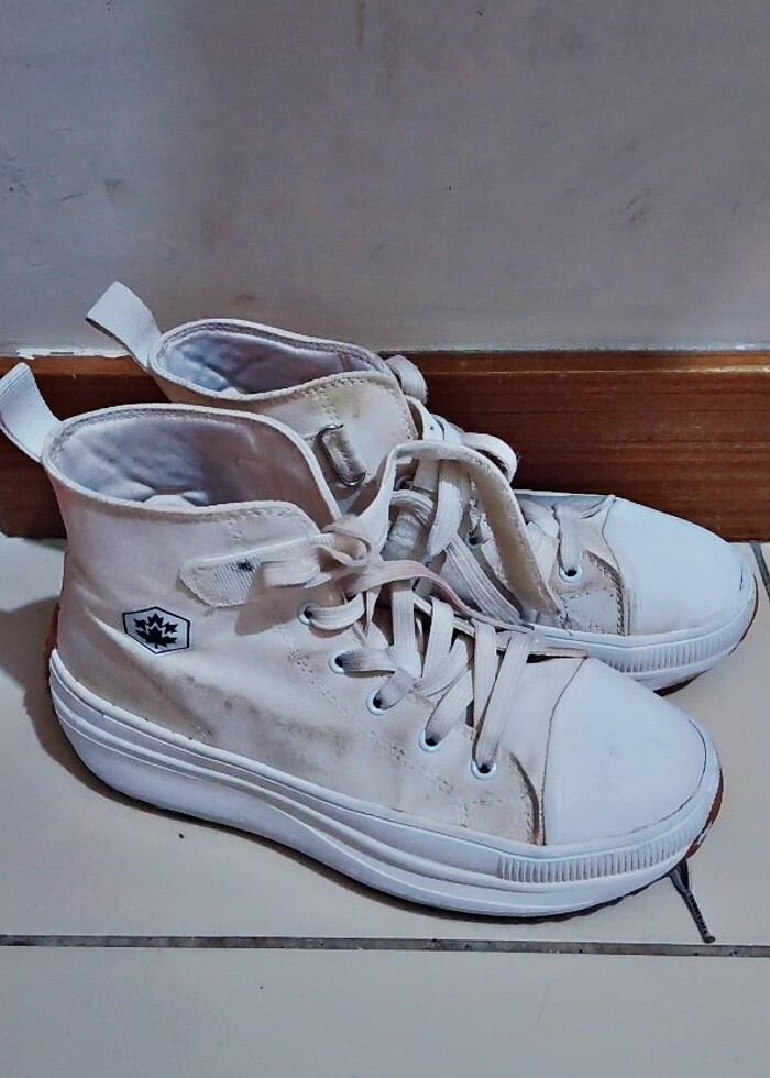 çok az kullanıldı kadın spor ayakkabı  - Görsel 2