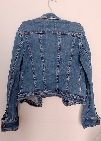 Mango MNG Düğmeli Mavi Denim Kadın Ceket