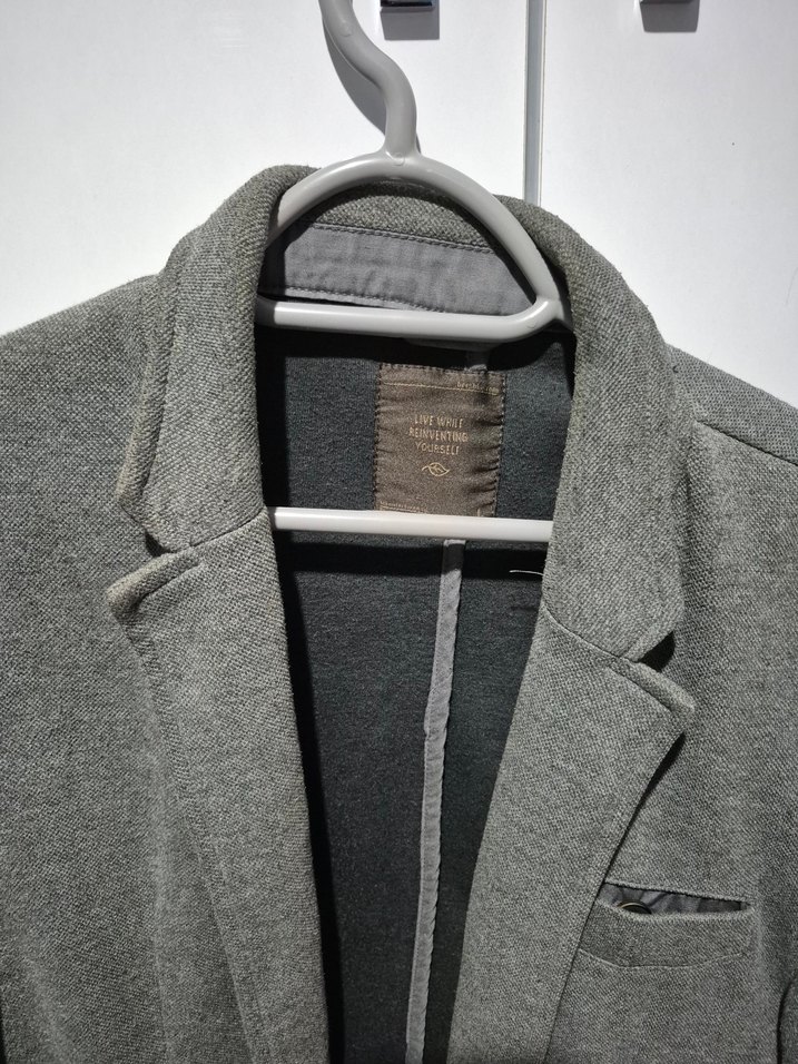 Bershka Gri Ceket. Aciklamayi okuyun. - Görsel 2