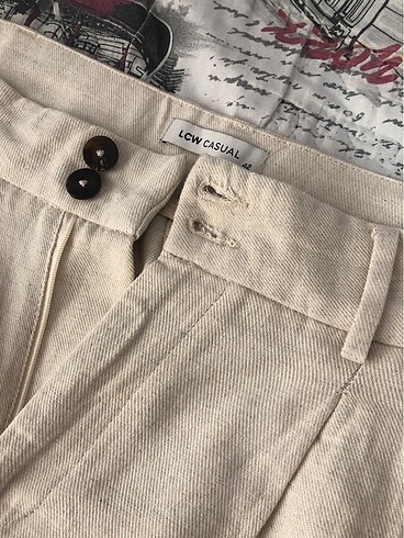 xl Beden ten rengi Renk Keten pantolon