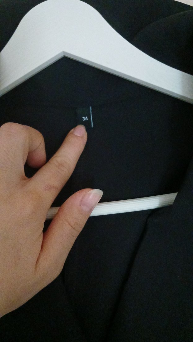 Düğmeli Siyah Uzun Kadın elbise - Görsel 5