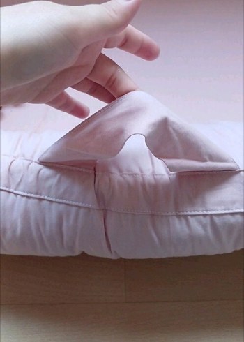 Pembe Pastel Bebek Uyku Yatağı - Görsel 2