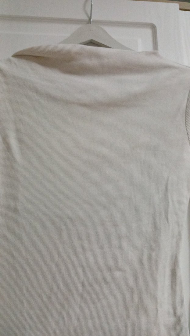 Beyaz Uzun Kollu İnce Triko Kazak - Görsel 2