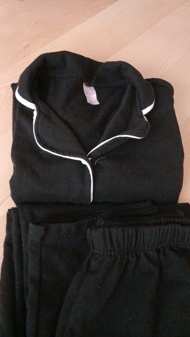 Erkek Siyah Uzun Kollu Rahat Pijama Takımı - Görsel 3