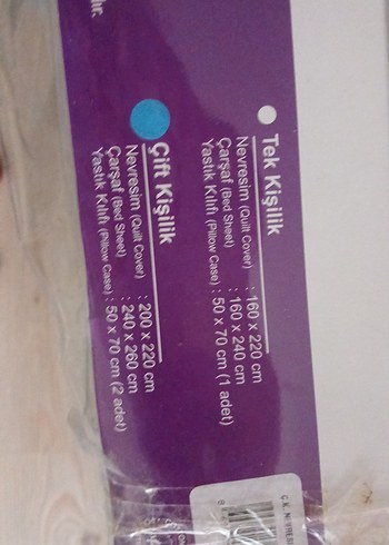 Brielle Çift Kişilik Baskılı Nevresim Takımı - Görsel 3