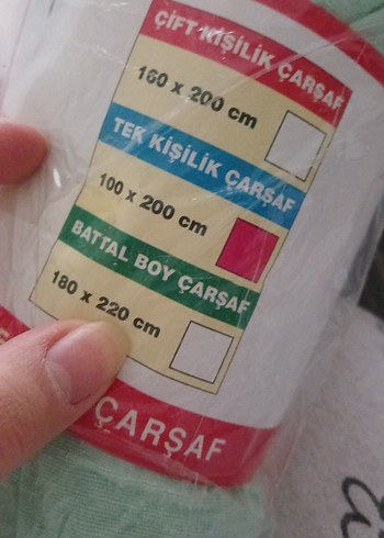 Çetinkaya Yeşil Desenli Lastikli Çarşaf - Görsel 3