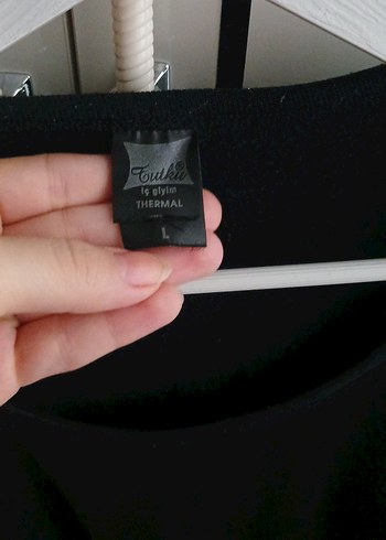 Siyah erkek Uzun Kollu Basic Kazak - Görsel 2