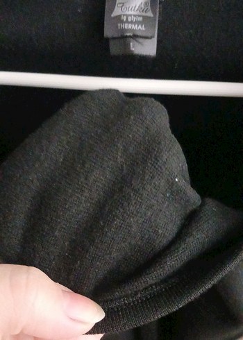 Siyah erkek Uzun Kollu Basic Kazak - Görsel 3