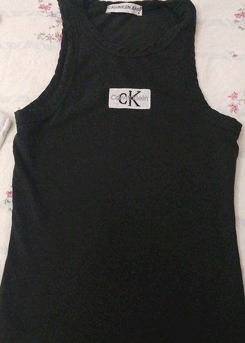 Siyah Mini Crop Top, Askısız, Pamuk - Görsel 2