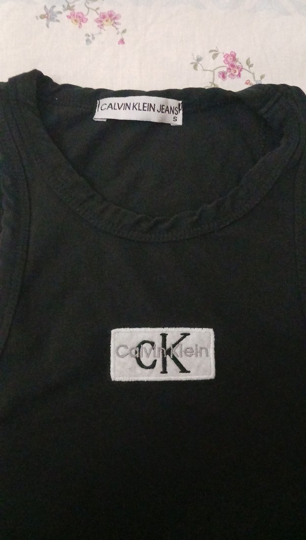 Siyah Mini Crop Top, Askısız, Pamuk - Görsel 4