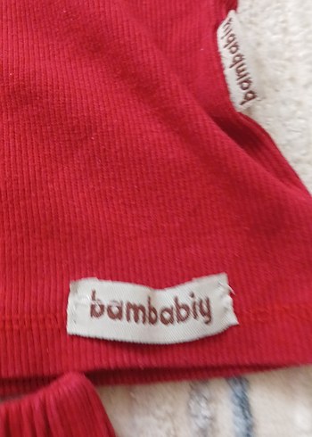 Kırmızı Bebek Uzun Kollu Takım - Görsel 4