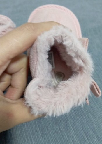 Kız Çocuk Pembe Kürklü Sıcacık Panduf - Görsel 4