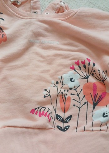 Nakışlı Dantel Detaylı Pembe Bebek Takımı - Görsel 5