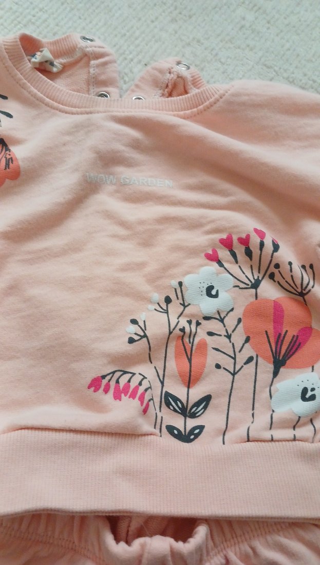 Nakışlı Dantel Detaylı Pembe Bebek Takımı - Görsel 5