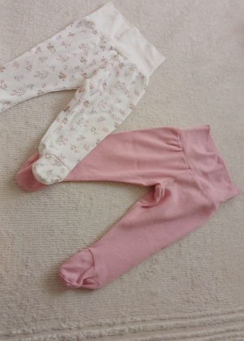 Kız Çocuk Pembe Triko Pantolon - Görsel 2