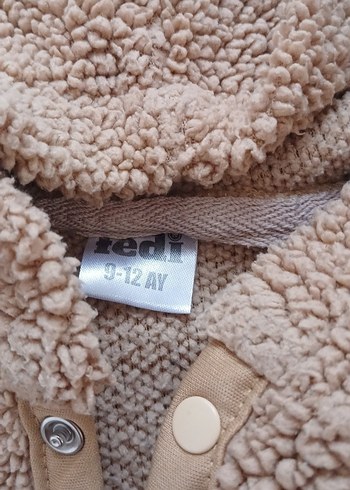 Kapüşonlu Kahverengi Erkek Çocuk Ceket - Görsel 5