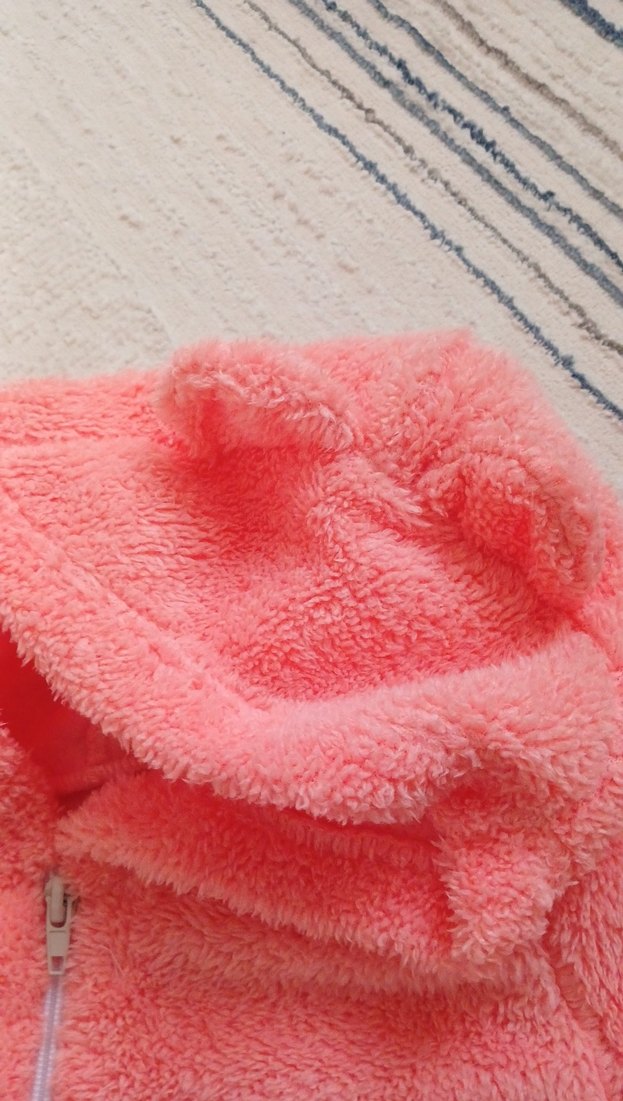 Fermuarlı Pembe Bebek Kız Tulum - Görsel 4