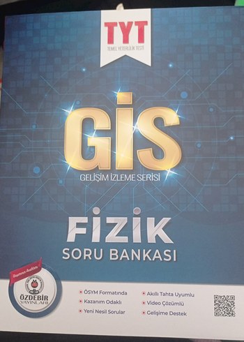 TYT fizik GİS özdebir yayınları test kitabi