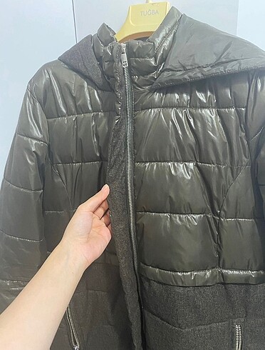 xl Beden haki Renk Defacto şişme mont