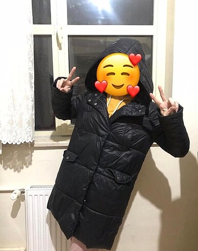 m Beden siyah Renk Defacto siyah mont