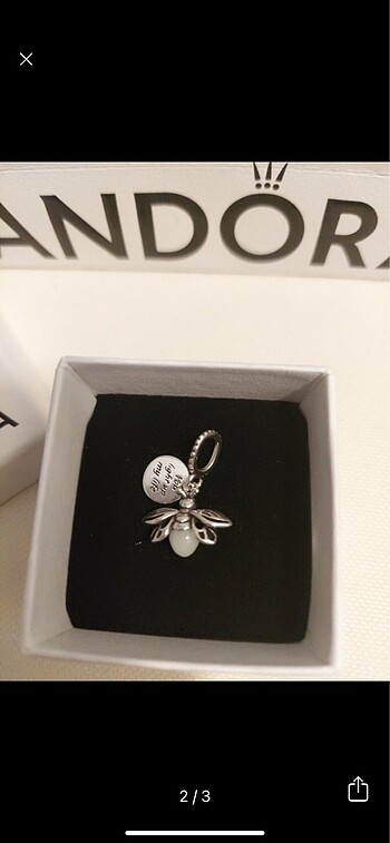 Pandora Pandora ateş böceği charm