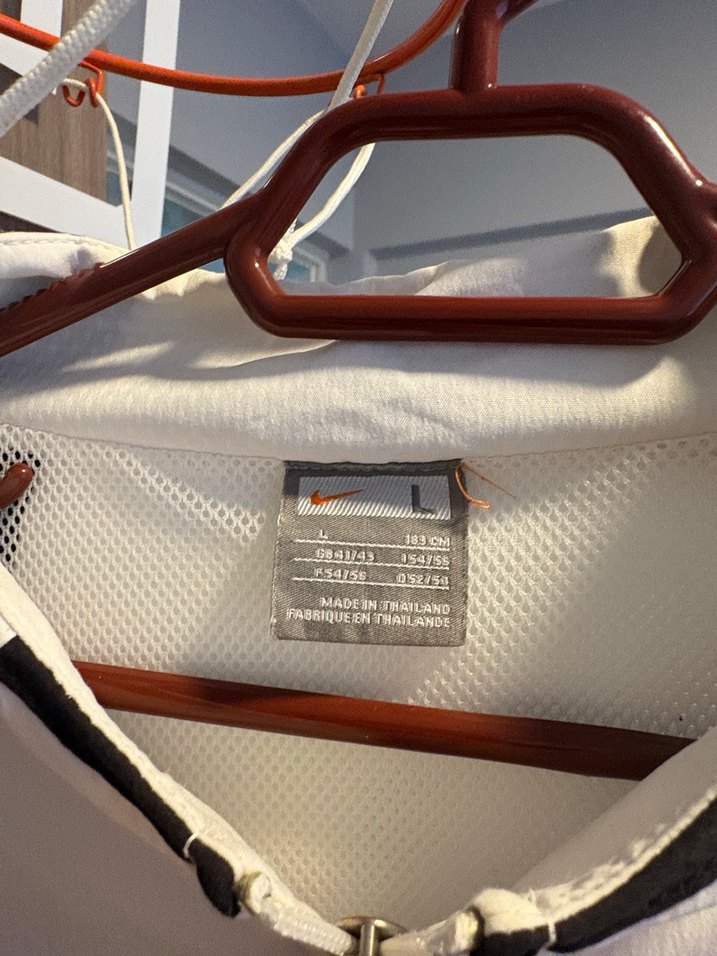 Erkek Beyaz Rahat Kesim Fermuarlı Yağmurluk - Görsel 3