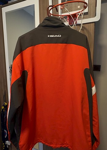 Erkek Turuncu Fermuarlı Streetwear Rüzgarlık - Görsel 2