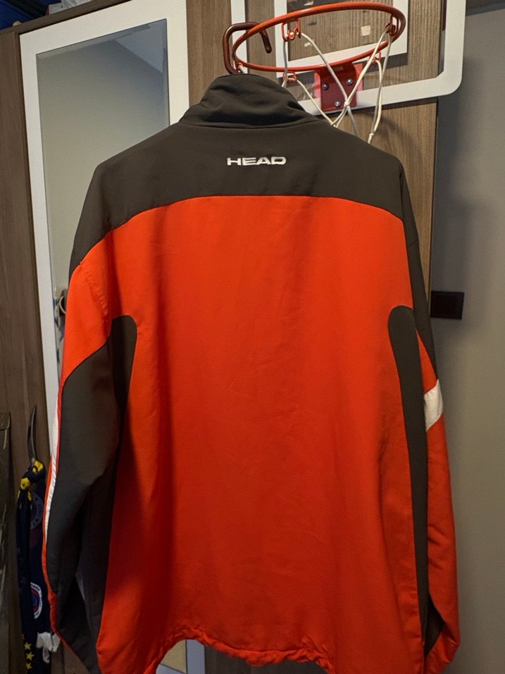 Erkek Turuncu Fermuarlı Streetwear Rüzgarlık - Görsel 2