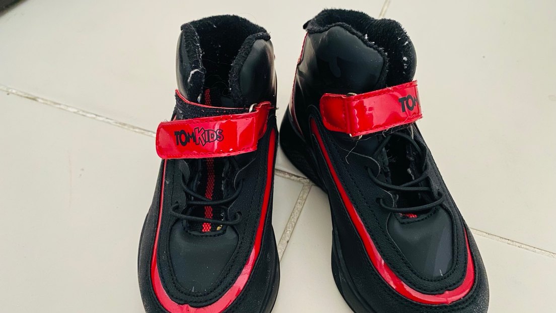 Kırmızı Cırtlı Basketbol Ayakkabısı - Görsel 4