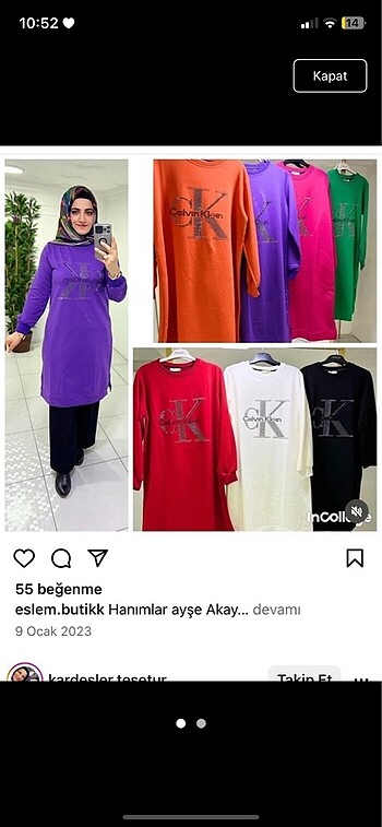 Tesettür tunik