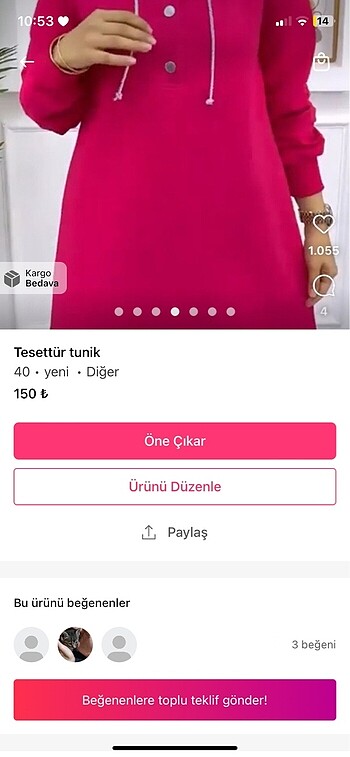 Diğer Tesettür tunik