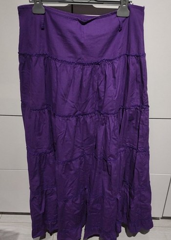 Kadın Bohem Uzun Yeşil Etek - Görsel 2