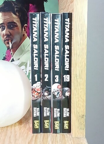 Titana saldırı/attack on titan manga 1,2,3,19