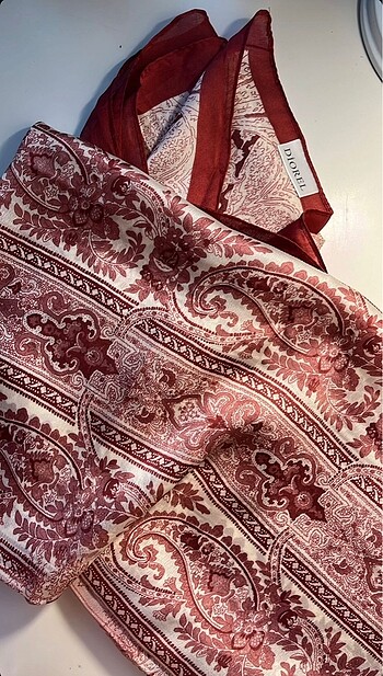 Etro etnik bordo şal