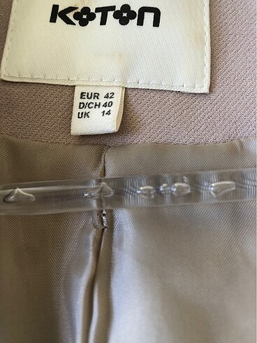 Koton Koton Krem blazer ceket 42 beden