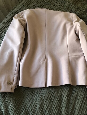 42 Beden camel Renk Koton Krem blazer ceket 42 beden