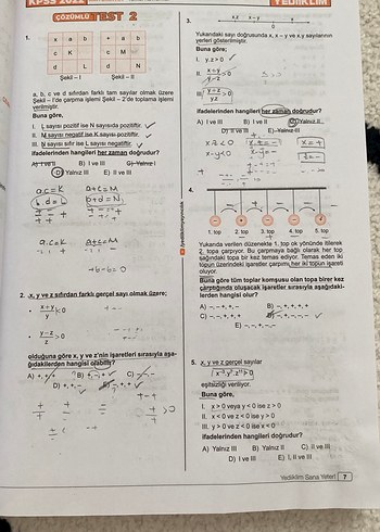  Beden Renk Yediiklim KPSS 2022 Matematik Soru Bankası Tamamı Çözümlü