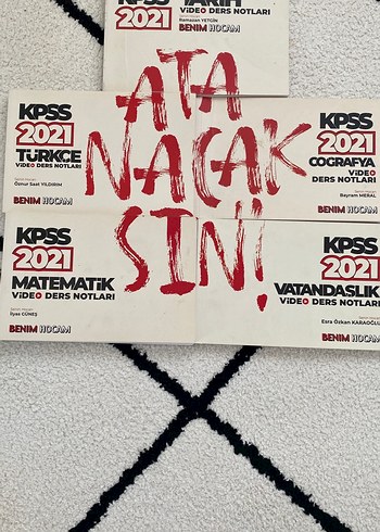 Benim Hocam KPSS 2021 Video Ders Notları