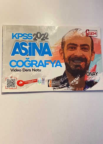  Önay Çepe KPSS 2022 Aşina Coğrafya Video Ders Notu